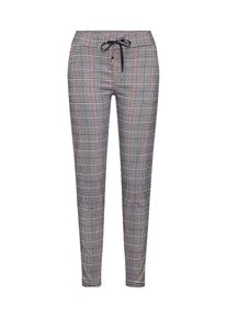Zwillingsherz, Damen Hose 'Glencheck', Grau