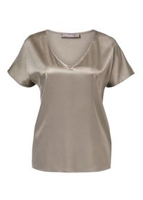 Hallhuber, Damen Shirt, Hellbeige / Taupe