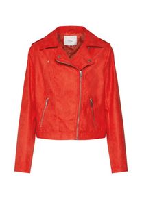 Jacqueline de Yong, Damen Jacke 'Inu Short Faux Suede', Rot