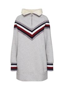 Tommy Hilfiger, Damen Kleid 'IconSWEATDRESS', Hellgrau / Mischfarben