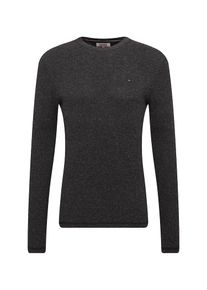 Tommy Jeans, Herren Shirt 'TJM HEATHER LS TEE', Schwarz