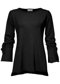 Heine, Damen Pullover, Schwarzmeliert