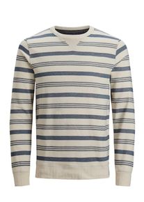 Jack & Jones JACK & JONES, Herren Sweatshirt, Taubenblau / Eierschale