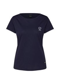 PLEASE, Damen Shirt, Navy / Wei&szlig;