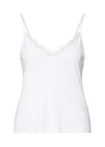 NA-KD, Damen - Shirts & Tops 'Lace Detailed Slip Singlet', Wei&szlig;