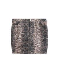 Violeta by Mango, Damen Rock 'Janet-I', Schoko / Taupe / Anthrazit