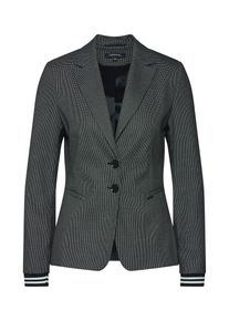 comma, Damen Blazer, Schwarz / Weiß