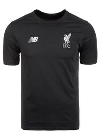 New Balance, Herren T-Shirt 'FC Liverpool', Schwarz
