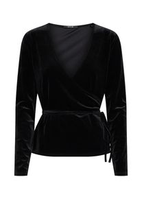 Opus, Damen Pullover 'Sendola velvet', Schwarz