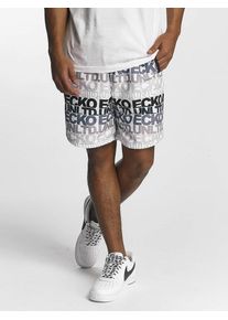 Ecko Unltd. Ecko Unlimited, Herren M&auml;nner Shorts 'Troud&Agrave;rgent', Grau