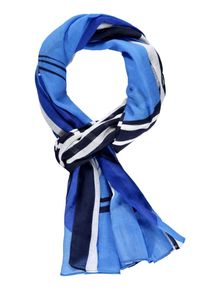 Gerry Weber, Damen Schal, Rauchblau / Kobaltblau / Royalblau / Weiß