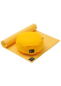 YOGISTAR.COM, Herren Yoga-set Starter Edition - Meditation, Gelb