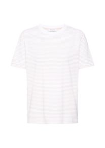 Pieces, Damen Shirt 'Pcria', Pfirsich / Wei&szlig;