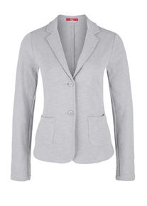 s.Oliver RED LABEL, Damen Sweat-Blazer, Hellgrau
