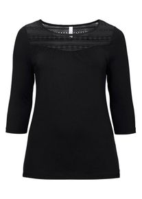 SheeGOTit, Damen 3/4-Arm-Shirt, Schwarz