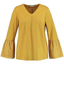 SAMOON, Damen Bluse, Dunkelgelb