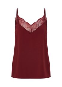 V&eacute;ro Moda VERO MODA, Damen Top 'VMNILLI LACE SINGLET SB2', Rubinrot