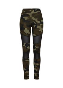 Urban Classics, Damen Leggings, Khaki / Oliv / Schwarz
