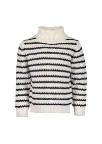 Blue Seven, M&auml;dchen Rollkragenpullover, Blau / Wollwei&szlig;