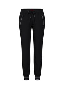 s.Oliver RED LABEL, Damen Hose 'SMART CHINO', Grau / Schwarz / Weiß
