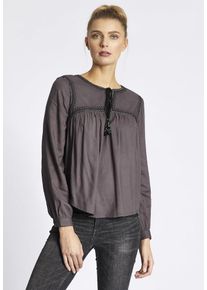 Khujo, Damen Shirt 'GIVERNY', Basaltgrau