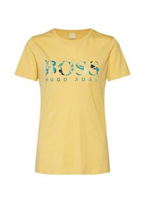 BOSS, Damen Shirt 'TiBOSS', Senf / Petrol