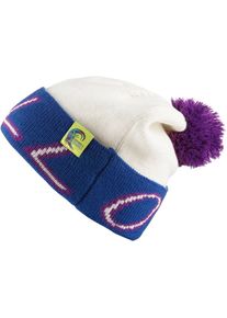 O`Neill O'NEILL, Damen Bommelm&uuml;tze, Blau / Dunkellila / Wei&szlig;
