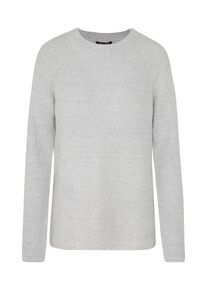 Review, Damen Pullover 'BASIC TURTLE RIB', Hellgrau