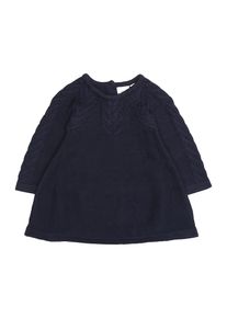 name it, Mädchen Kleid 'NBFOFIA LS KNIT DRESS', Dunkelblau