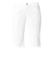 TRIANGLE, Damen Curvy Fit: Bermuda, Naturwei&szlig;