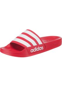 adidas Performance, Herren Badeschuh 'ADILETTE SHOWER', Rot / Wei&szlig;