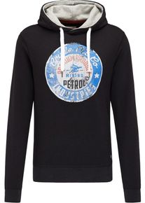 PETROL INDUSTRIES, Herren Kapuzenpullover, Schwarz / Wei&szlig;