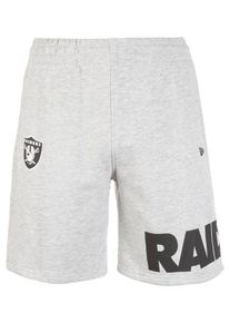New Era, Herren Short 'NFL Wrap Around Oakland Raiders', Graumeliert / Schwarz