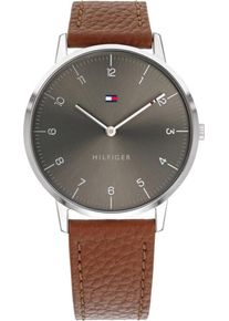 Tommy Hilfiger, Herren Quarzuhr 'Casual, 1791584', Braun / Grau