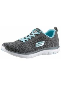 Skechers, Damen Sneaker 'Flex Appeal 2.0', Türkis / Dunkelgrau / Weiß