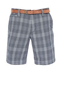 s.Oliver RED LABEL, Herren Chino-Bermuda, Rauchblau / Rauchgrau