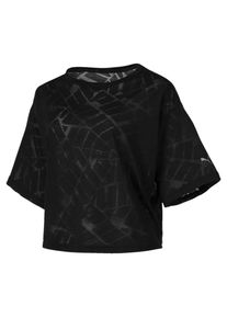 Puma, Damen Shirt 'Show Off', Dunkelgrau / Schwarz