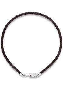Tommy Hilfiger, Herren Armband, Dunkelbraun / Silber