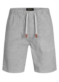 INDICODE JEANS, Herren Shorts 'Stoufville', Hellgrau