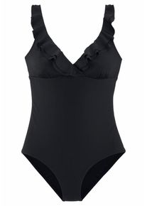 JETTE, Damen Badeanzug, Schwarz