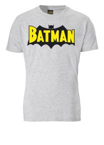 logoshirt, Herren T-Shirt 'Batman', Gelb / Grau / Schwarz