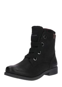 Tom Tailor, Damen Schn&uuml;r-Boot, Schwarz