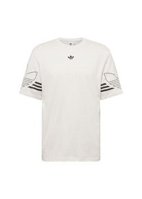 adidas originals, Herren Shirt 'OUTLINE T-SHIRT', Ecru / Schwarz