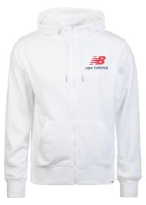 New Balance, Herren Kapuzenjacke, Wei&szlig;