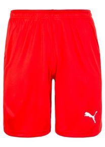 Puma, Herren Fußballshorts, Hellrot / Weiß