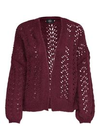 Only, Damen Cardigan, Kirschrot