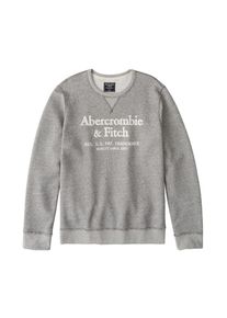 Abercrombie & Fitch Abercrombie & Fitch, Herren Sweatshirt 'CORPORATE LOGO CREW', Grau
