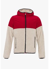 PLUS EIGHTEEN, Herren Jacke, Beige / Rot