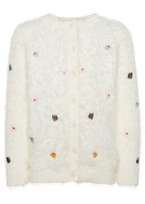name it, M&auml;dchen Strick-Cardigan, Wei&szlig;