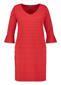 SAMOON, Damen Strickkleid, Rot